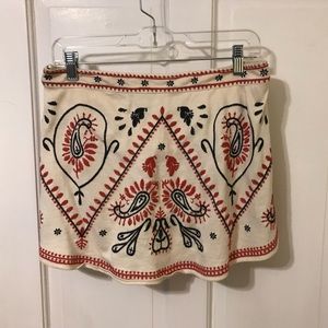 Free People (S) bandanna strapless top
